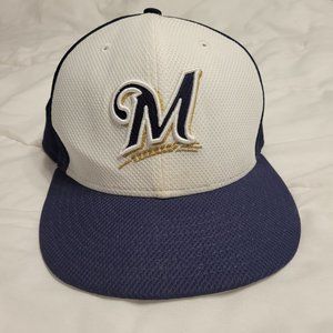 Milwaukee Brewers New Era 59fifty Cap Hat 6 7/8 54.9cm